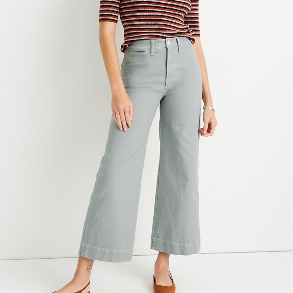 Madewell Emmett Wide Leg Pant (Petite)